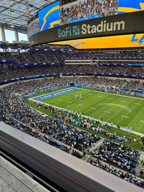 SoFi Stadium, section: 325, row: 1, seat: 12