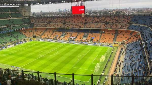 San Siro, section: 321, row: 9, seat: 33