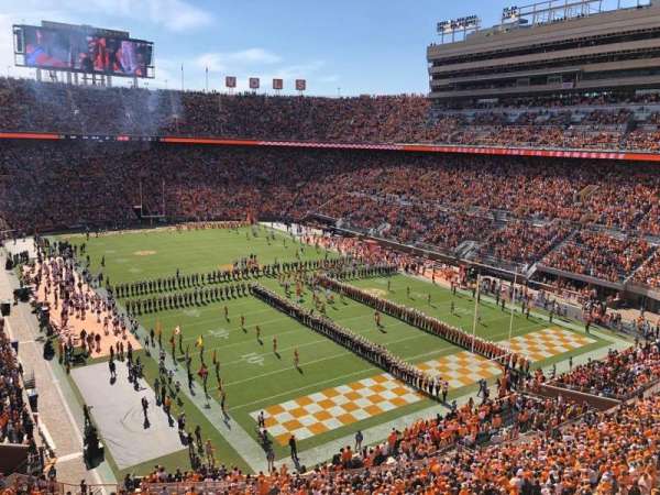 Neyland Stadium, section: ZZ11, row: 1, seat: 14