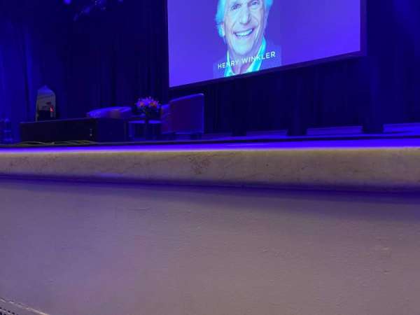 The Town Hall, section: Orchestra RC, row: A, seat: 114