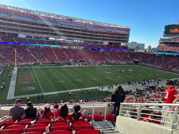 Levi's Stadium, section: 222, row: 7, seat: 5