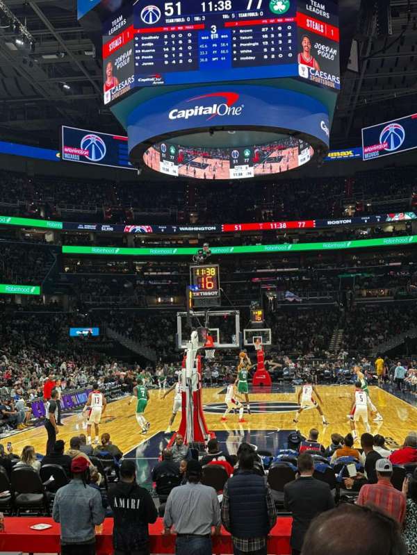 Capital One Arena, section: 106, row: C, seat: 6