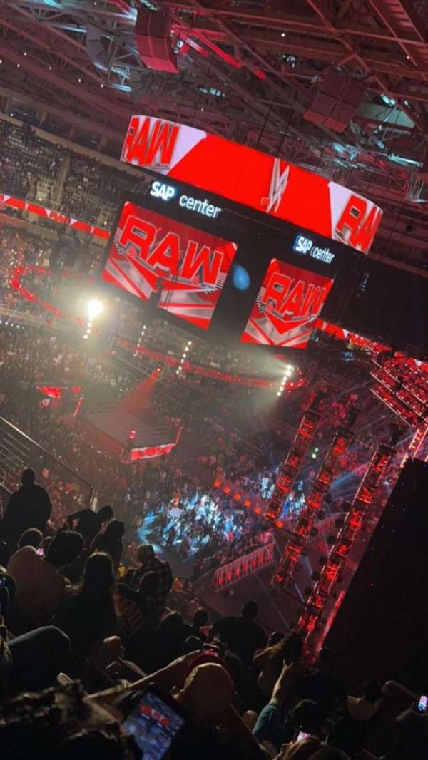 SAP Center, section: 227, row: 10