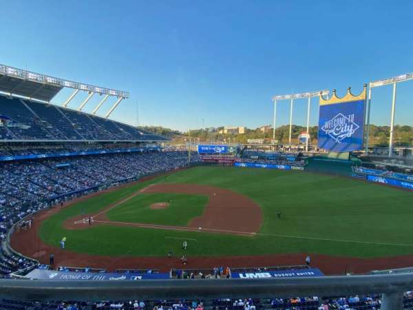 Kauffman Stadium, section: 430, row: A, seat: 1