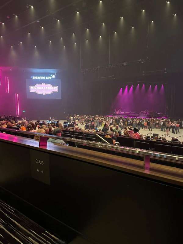 Lucas Oil Live At Windstar, section: Club, row: Aa, seat: 1