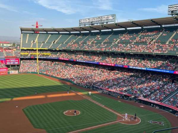Angel Stadium, section: 411, row: F, seat: 17