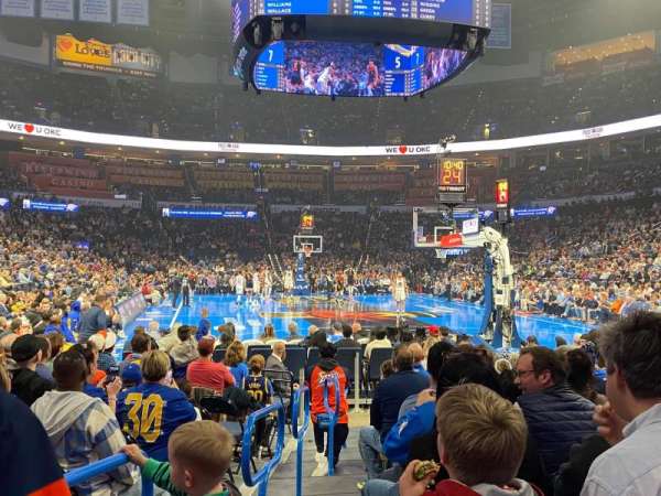 Paycom Center, section: 111, row: NN, seat: 9