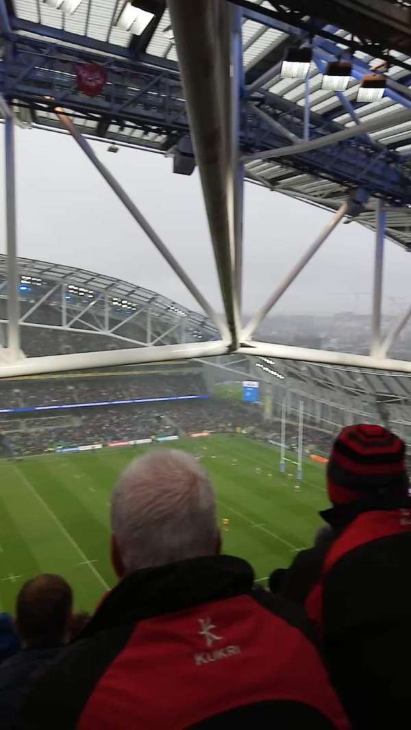 Aviva Stadium, section: 506, row: EE, seat: 14