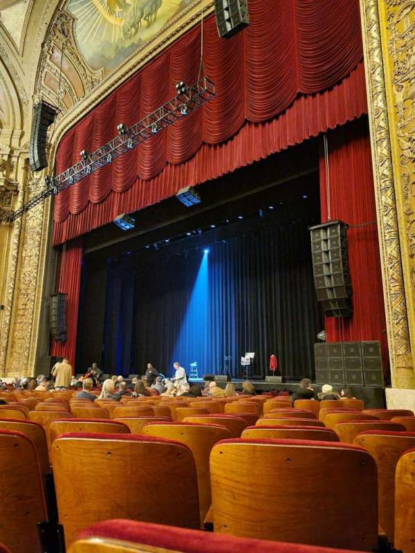 Chicago Theatre, section: MNFL2R, row: A, seat: 214