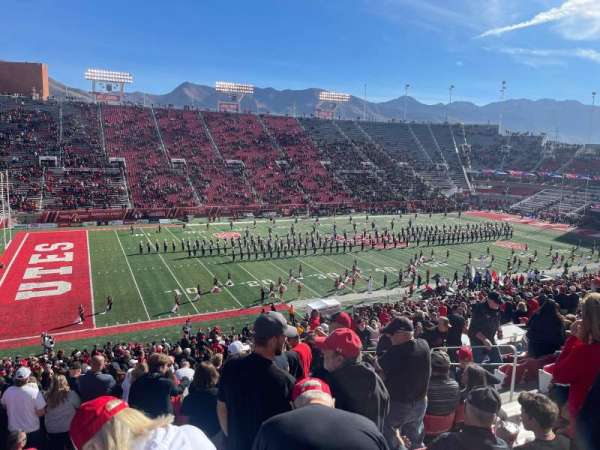 Rice-Eccles Stadium, section: W15, row: 38, seat: 20
