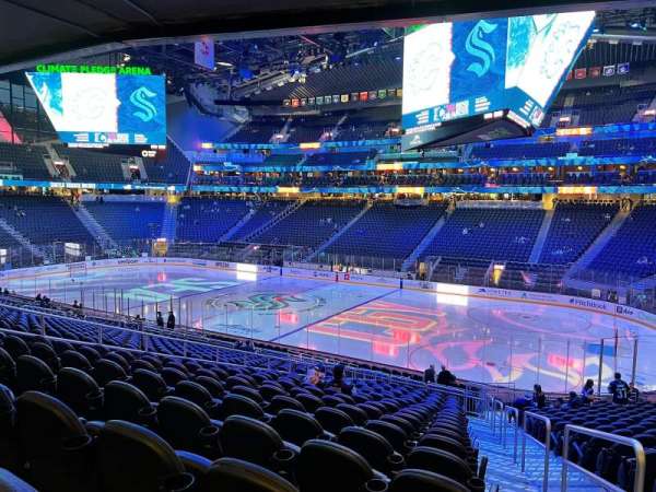 Climate Pledge Arena, section: 12, row: Z, seat: 1