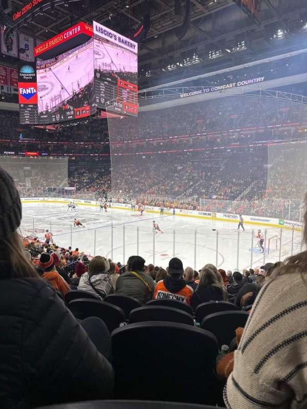 Xfinity Mobile Arena, section: 116, row: 18, seat: 11