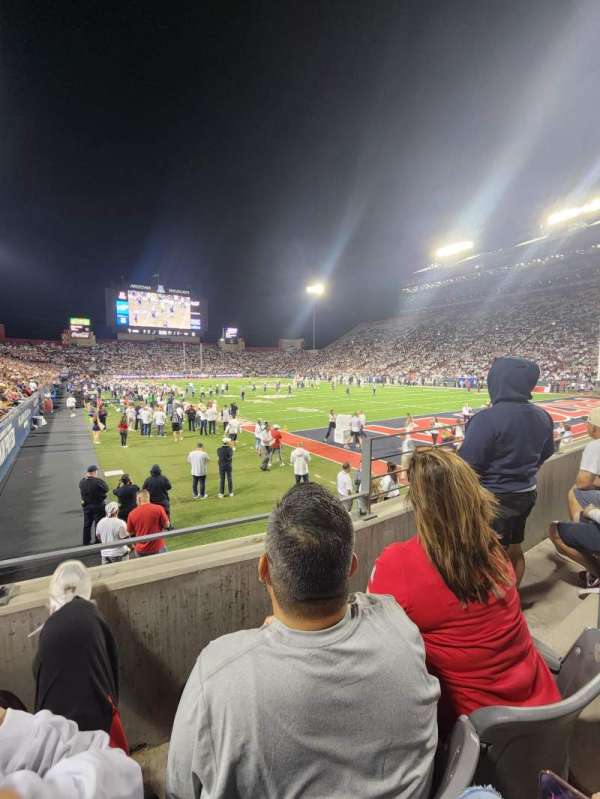 Casino Del Sol Stadium, section: 34, row: 2, seat: 3