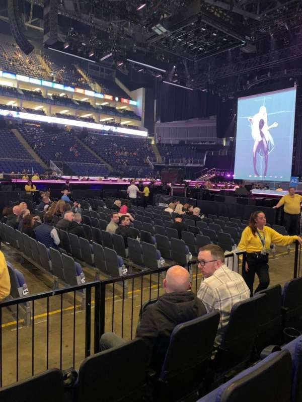The O2, London, section: 111, row: C, seat: 332