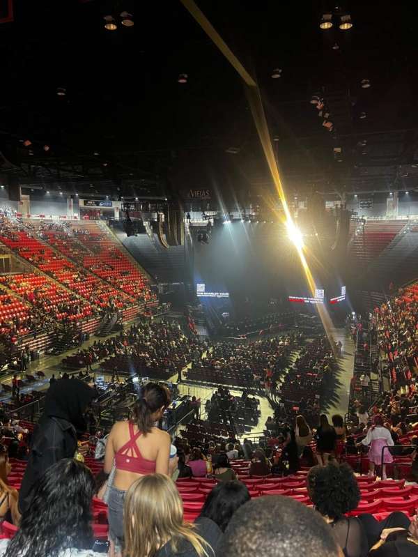 Viejas Arena, section: B, row: 28, seat: 9