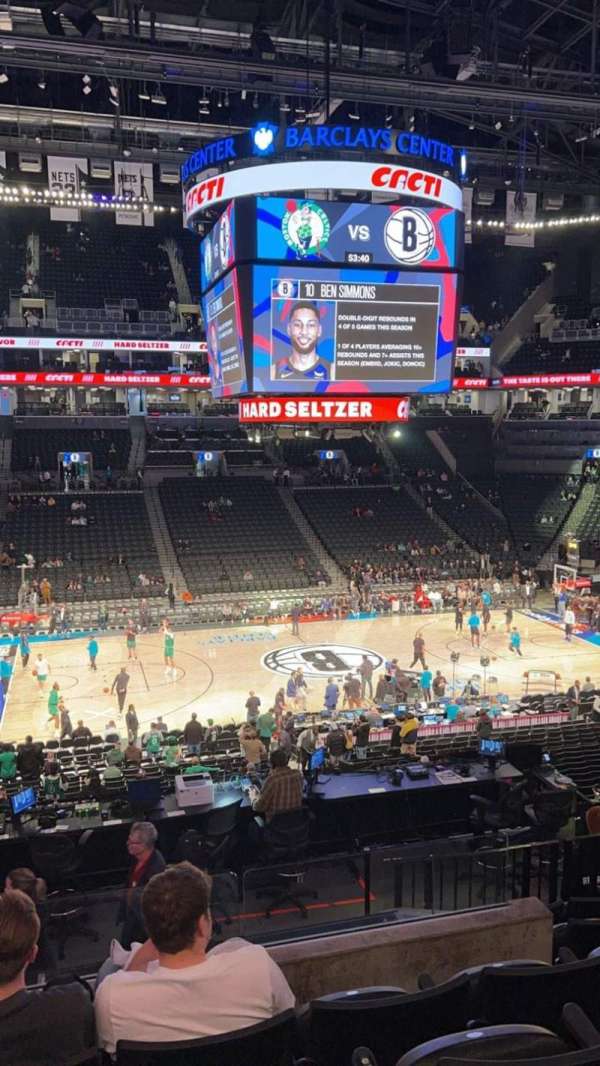 Barclays Center, section: 109, row: 9, seat: 11