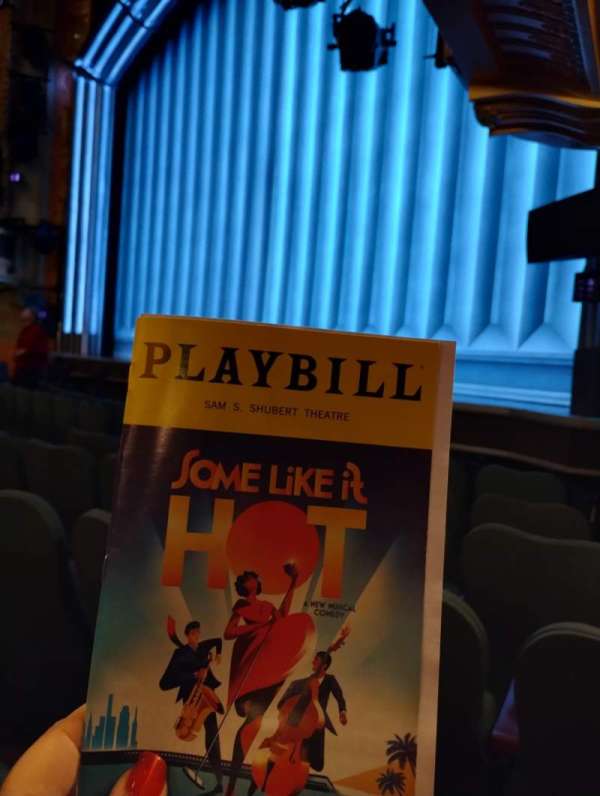 Shubert Theatre, section: Orchestra R, row: F, seat: 18