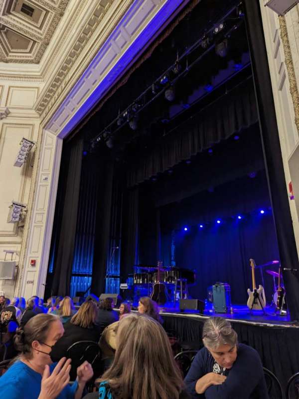 Wilbur Theatre, section: A, row: 4, seat: 4