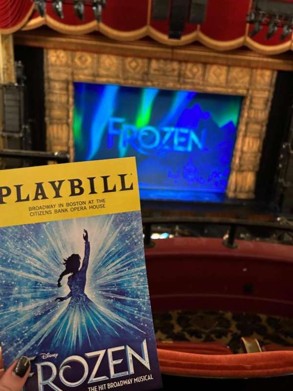 Citizens Bank Opera House, section: Dress Circle C, row: BB, seat: 109