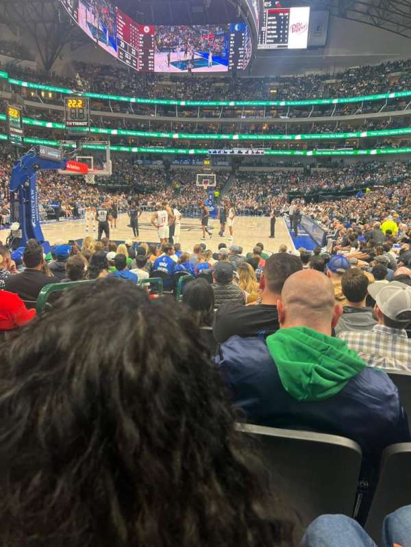 American Airlines Center, section: 123, row: JJ, seat: 4