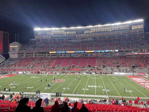 Ohio Stadium, section: 18A, row: 30, seat: 23