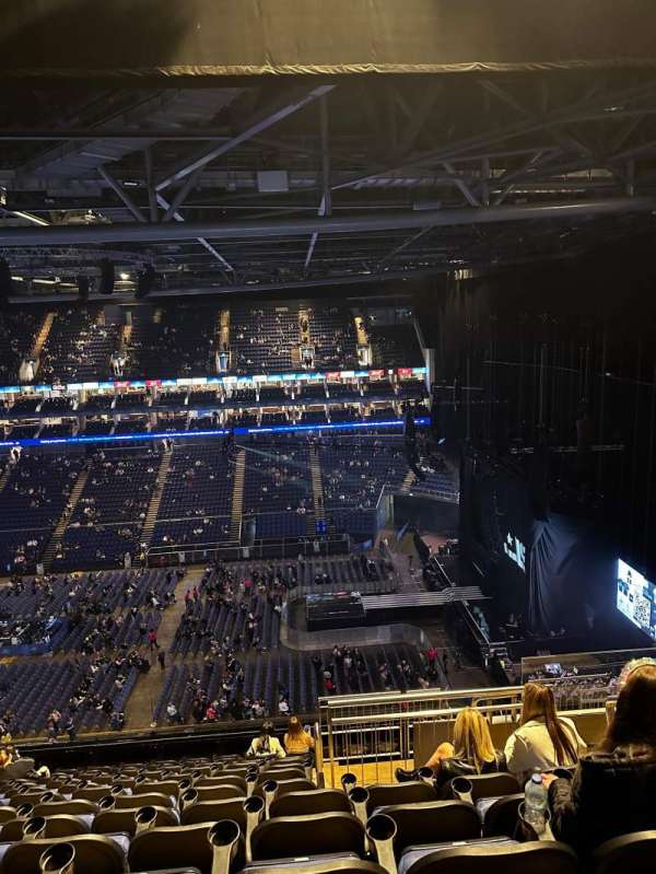 The O2, London, section: 421, row: M