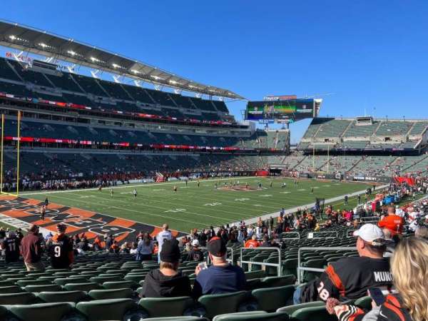 Paycor Stadium, section: 149, row: 27, seat: 5
