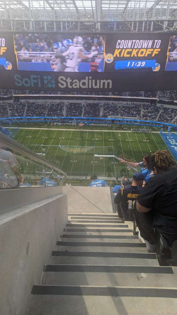 SoFi Stadium, section: 541, row: 7, seat: 20