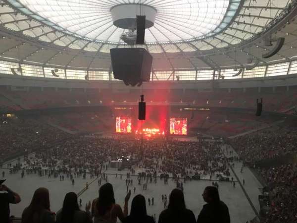 BC Place, section: 453, row: NN, seat: 5