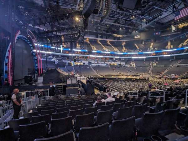 Spectrum Center, section: 107, row: L, seat: 7