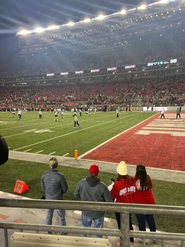 Ohio Stadium, section: 14AA, row: 2, seat: 7