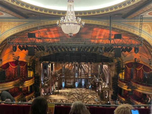 Richard Rodgers Theatre, section: Rear Mezzanine C, row: J, seat: 105