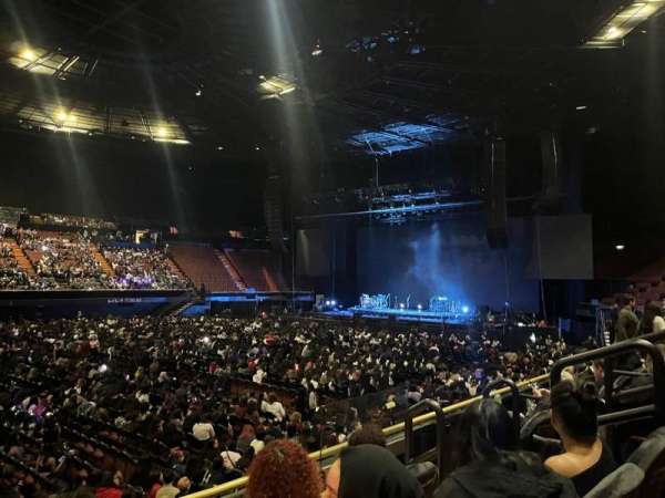 Kia Forum, section: 107, row: 3, seat: 13