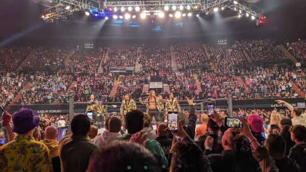 Kia Forum, section: A, row: 12, seat: 12