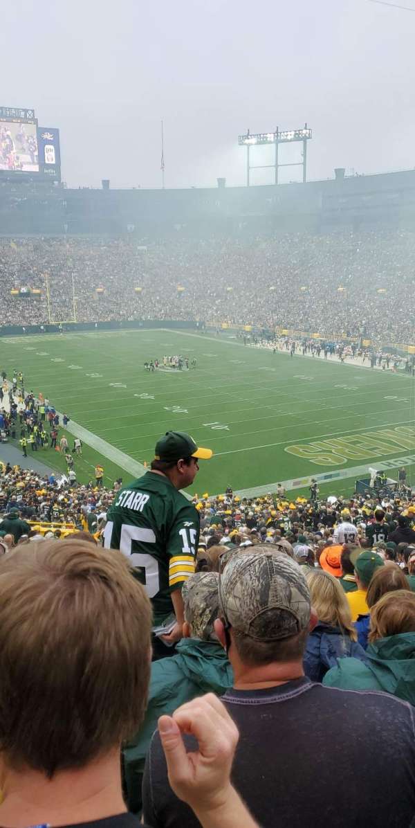 Lambeau Field, section: 134, row: 56, seat: 17