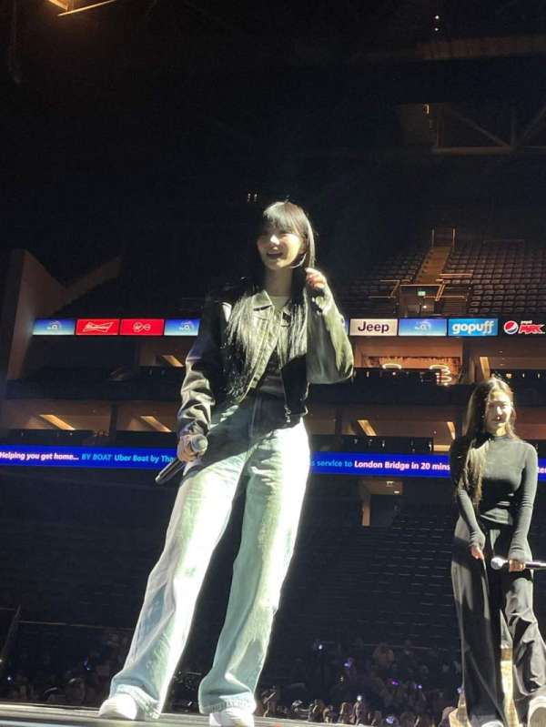 The O2, London, section: Floor A3, row: P, seat: 8