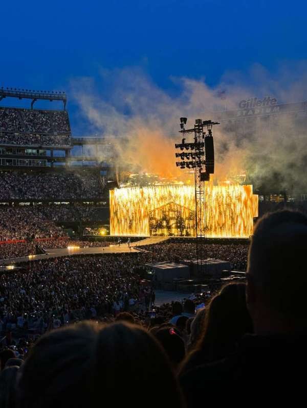 Gillette Stadium, section: 137, row: 32, seat: 11