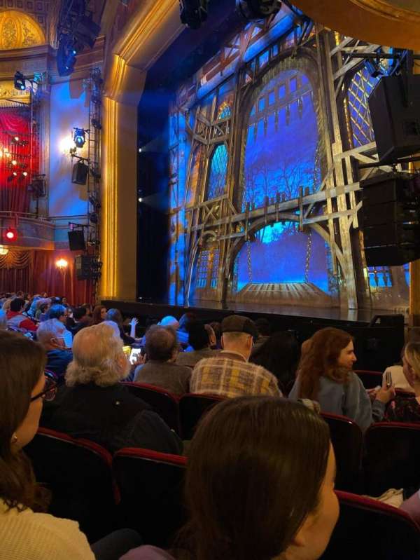 St. James Theatre, section: Orchestra R, row: G, seat: 24