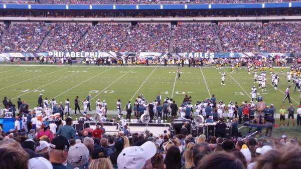 Lincoln Financial Field, section: 102, row: 27, seat: 17