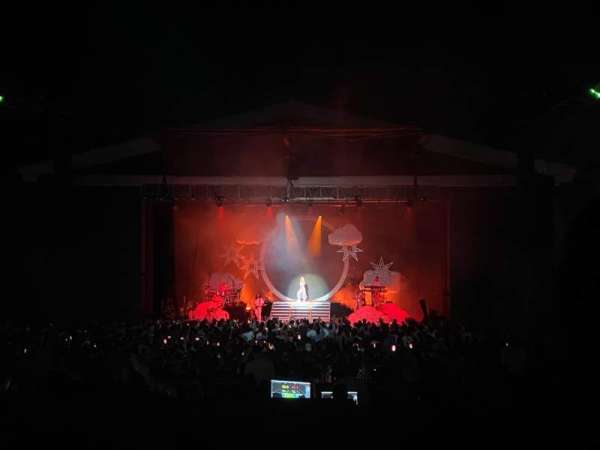 The Greek Theatre, section: B Right Center, row: E, seat: 106