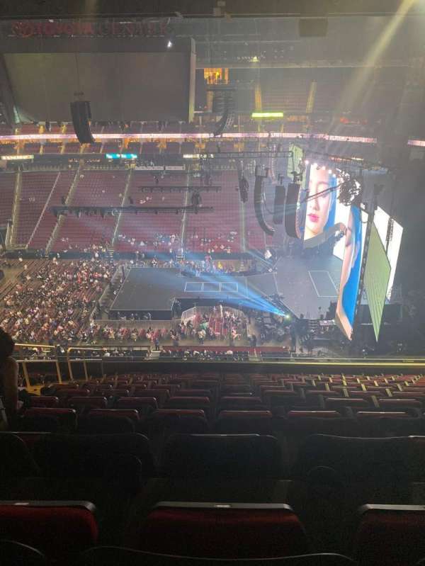 Toyota Center, section: 408, row: 12, seat: 6
