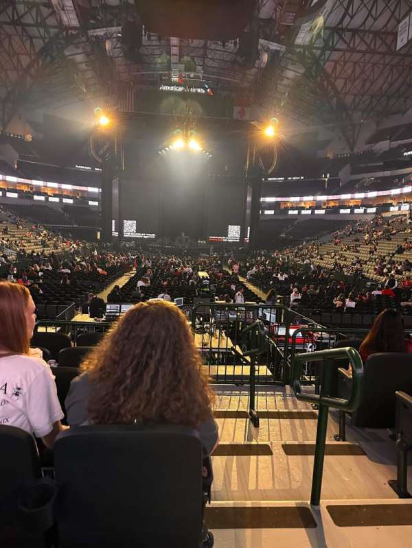 American Airlines Center, section: 113, row: F, seat: 1