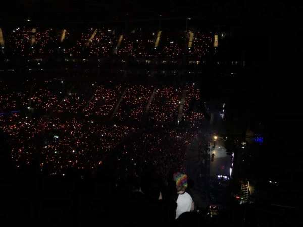 The O2, London, section: 422, row: J, seat: 971