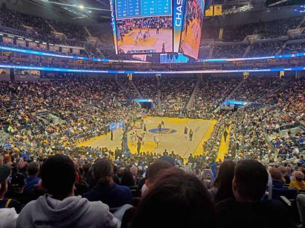 Chase Center, section: 121, row: 23, seat: 2