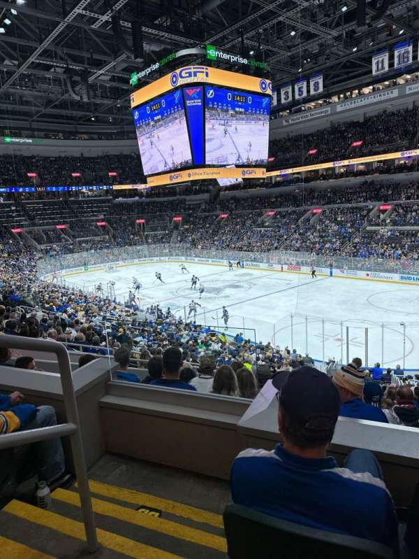Enterprise Center, section: 126C, row: DD, seat: 13