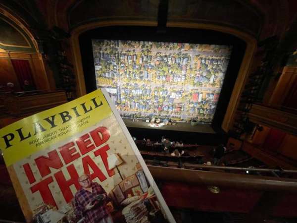 Todd Haimes Theatre, section: Mezzanine, row: A, seat: 122