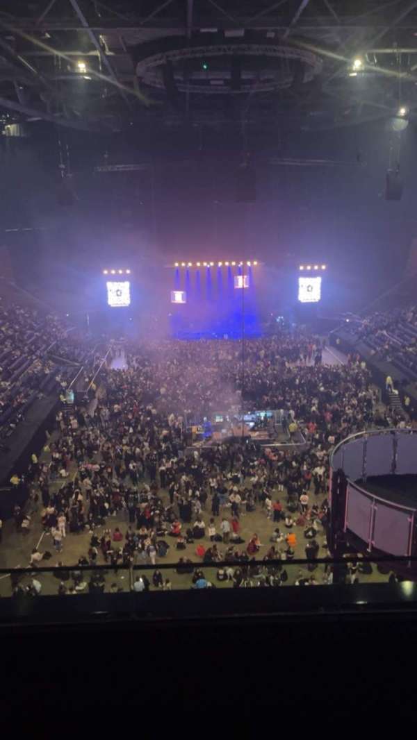 The O2, London, section: 411, row: B, seat: 712
