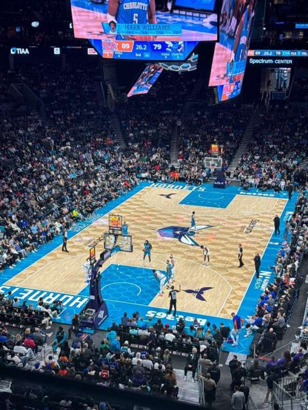 Spectrum Center, section: 216, row: A1, seat: 5
