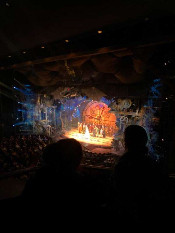 Gershwin Theatre, section: Front Mezzanine R, row: A, seat: 26