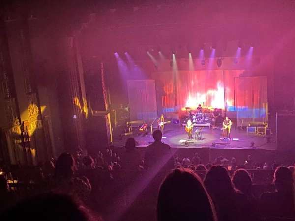 The Wiltern, section: Mezzanine RC, row: F, seat: 102